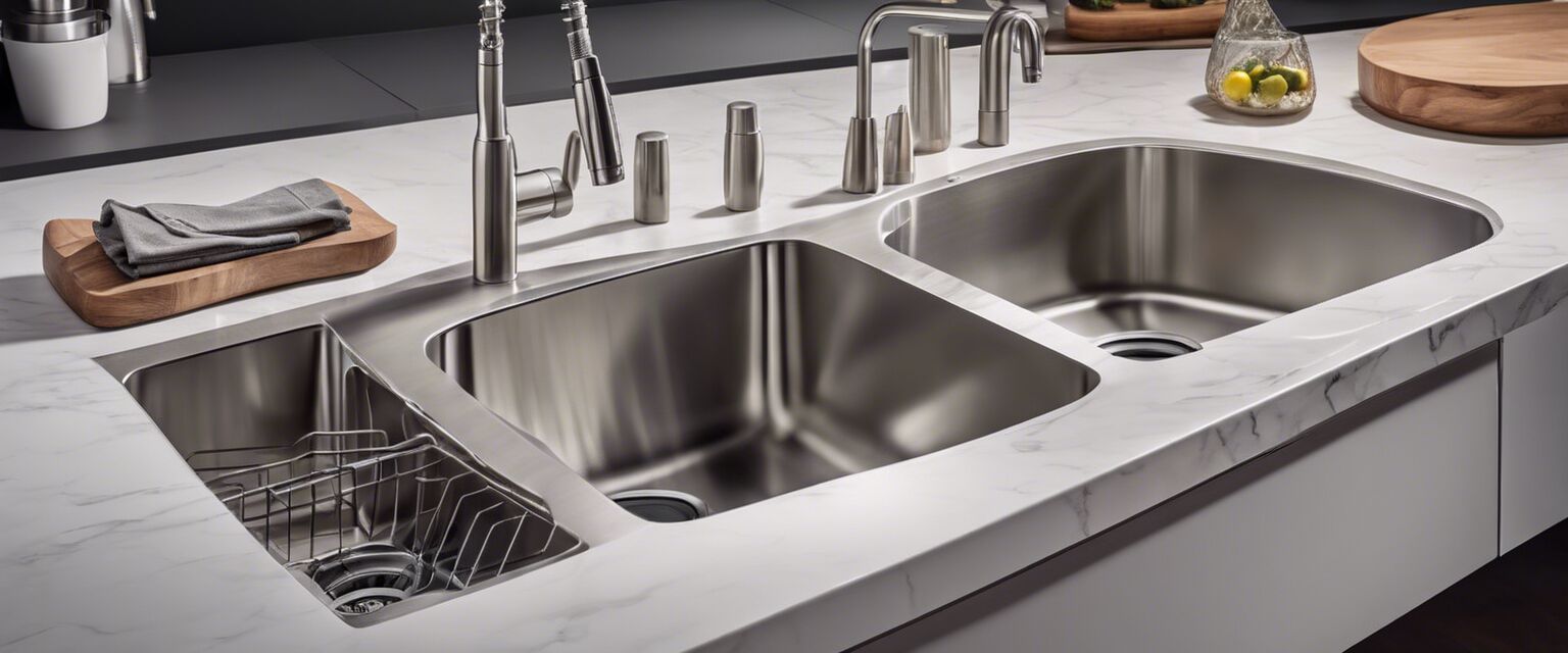 Types of stainless steel sinks